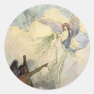 Aus, ihr eisige Geister, Fliegen Runder Aufkleber