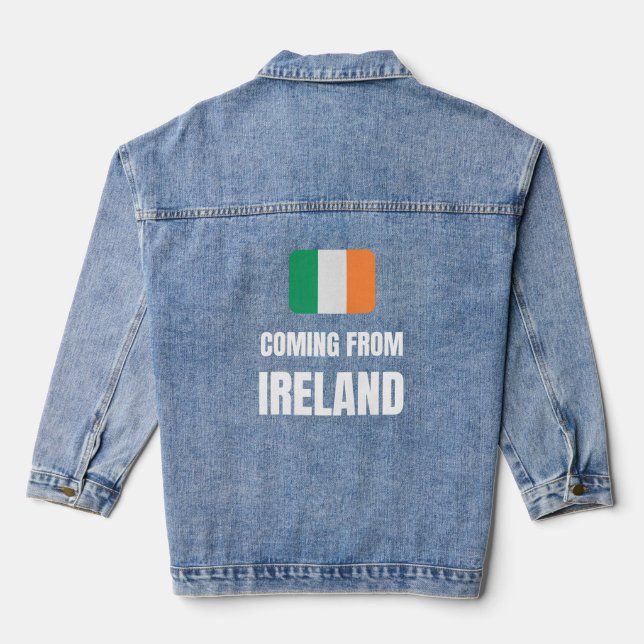 Aus Irland Jeansjacke (Rückseite)
