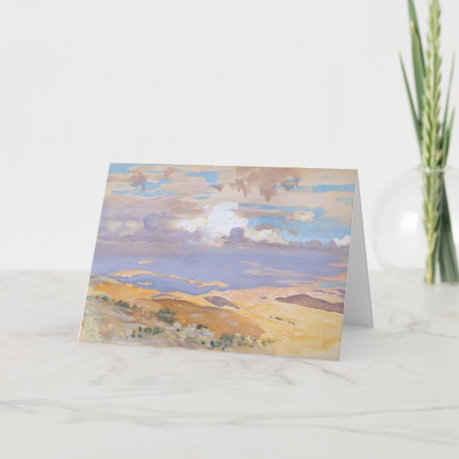 Aus Jerusalem Feiertagskarte (Vorderseite)