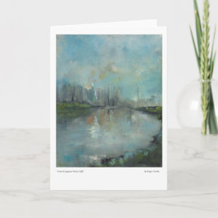 Aus Kangaroo Point Cliffs geklappte Grußkarte Karte