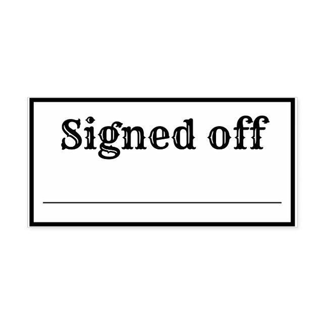 Aus Kautschuk signierte Briefmarke Gummistempel (Prägung)