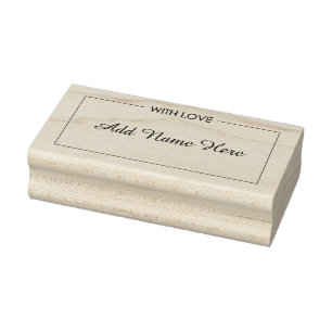 Aus Liebe Gummi Briefmarke Gummistempel