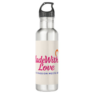 Aus Liebe Trinkglas Edelstahlflasche