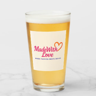 Aus Liebe Trinkglas Glas