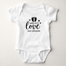 Aus Liebe und Letrozole IUI Baby Bodysuit