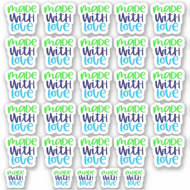 Aus Liebe - Vinyl Sticker (Vorderseite)