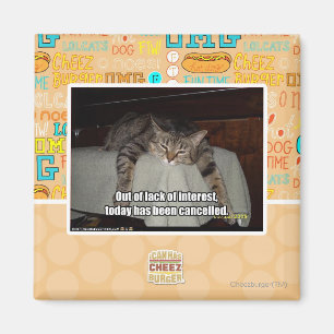 Aus Mangel an Interesse Magnet