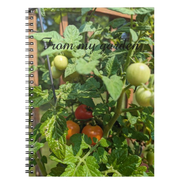 Aus meinem Garden Spiral Foto Notebook Notizblock (Vorderseite)