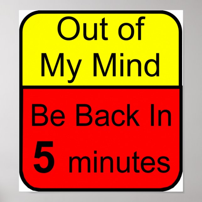 Aus meinem Kopf Poster (Vorne)