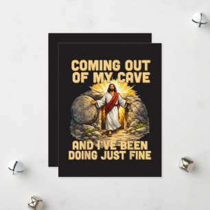 Aus meiner Höhle kommen Die Auferstehung Jesu Feiertagskarte
