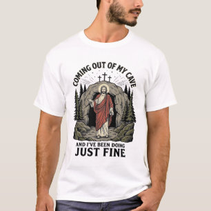 Aus meiner Höhle kommen Vintage Religiös Lustiges T-Shirt