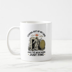 Aus meiner Höhle kommend Christliches Auferstehung Kaffeetasse