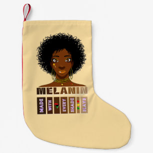 Aus Melanin gefertigt, mit jedem Schattenrelais Kleiner Weihnachtsstrumpf