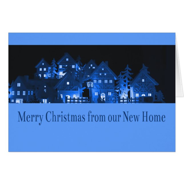 Aus neuen Zuhause-beleuchteten Weihnachtshäusern (Vorderseite (Horizontal))