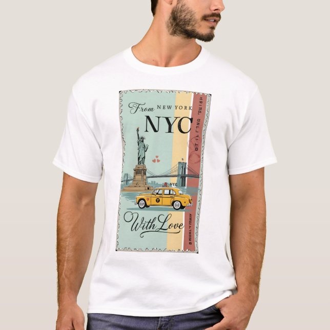 Aus New York, mit Liebe - U-Bahn-Symphonie T-Shirt (Vorderseite)
