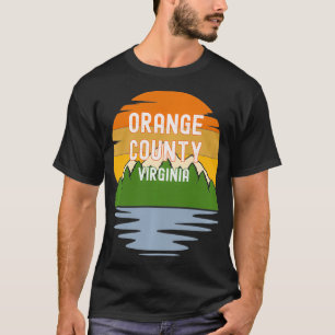 Aus Orange County Virginia Vintage Sonnenuntergang T-Shirt