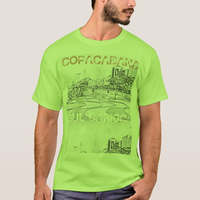 Aus Rio de Janeiro Copacabana - Soulmusik T-Shirt (Vorderseite)