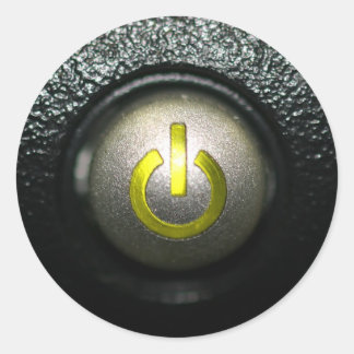 Aus Runder Aufkleber