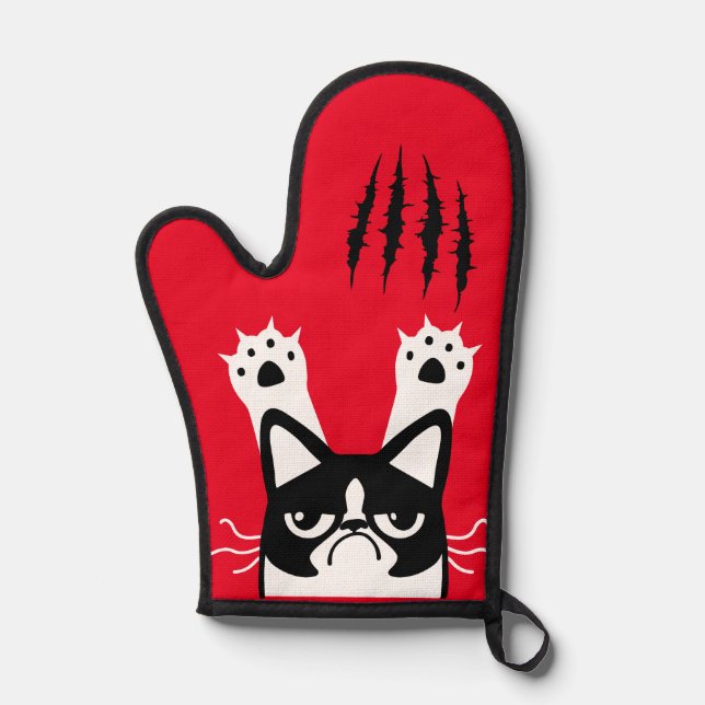 Aus Scratch hergestellt Ofenhandschuh (Vorderseite)