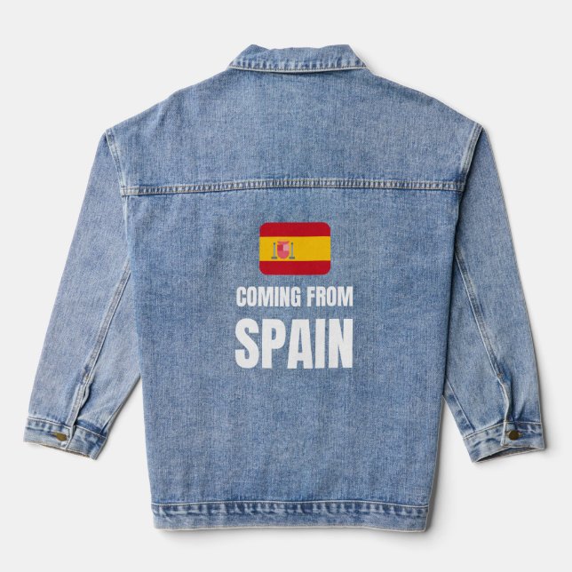 Aus Spanien kommen Jeansjacke (Rückseite)
