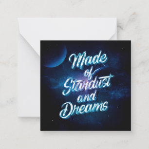 Aus Stardust and Dreams Stationery Note Card Mitteilungskarte