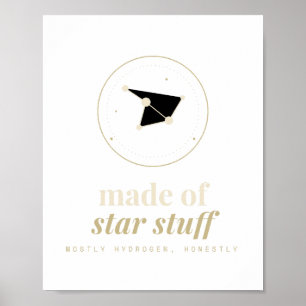 Aus Sternenstoff Himmelsastronomie Mattes Poster