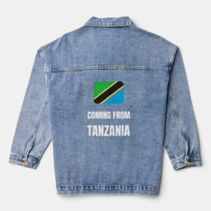 Aus Tansania kommen Jeansjacke