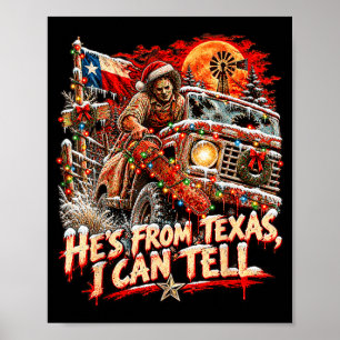 Aus Texas, kann man sagen, gruseliger Kettensägen- Poster