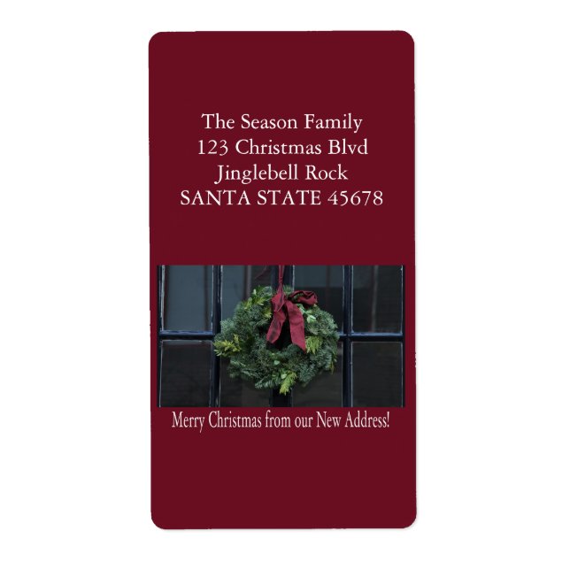 Aus unserem neuen Zuhause Weihnachtskranz (Vorne)