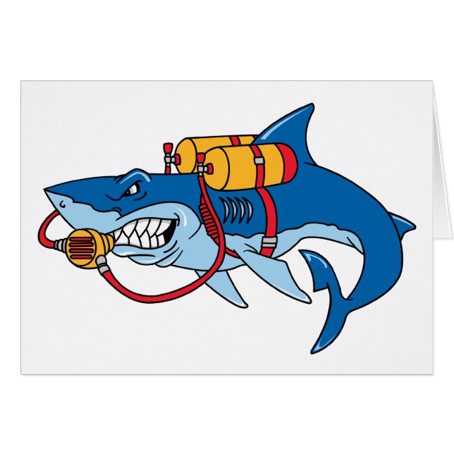 Aus Wasser-Haifisch heraus (Vorderseite (Horizontal))