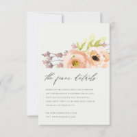 AUS WEISSER BLUSH PINK PEACH FLORAL WEDING DETAIL