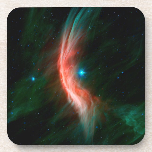 Aus Zeta Ophiuchi fließen Stellarwinde. Getränkeuntersetzer (Vorderseite)
