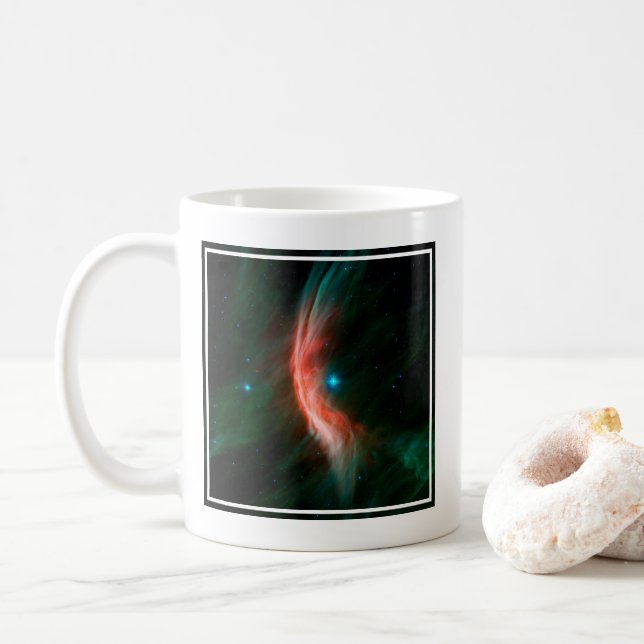Aus Zeta Ophiuchi fließen Stellarwinde. Kaffeetasse (Mit Donut)