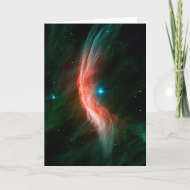 Aus Zeta Ophiuchi fließen Stellarwinde. Karte (Vorderseite)