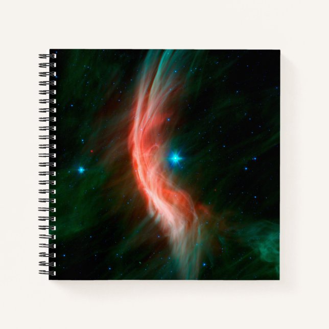 Aus Zeta Ophiuchi fließen Stellarwinde. Notizbuch (Vorderseite)