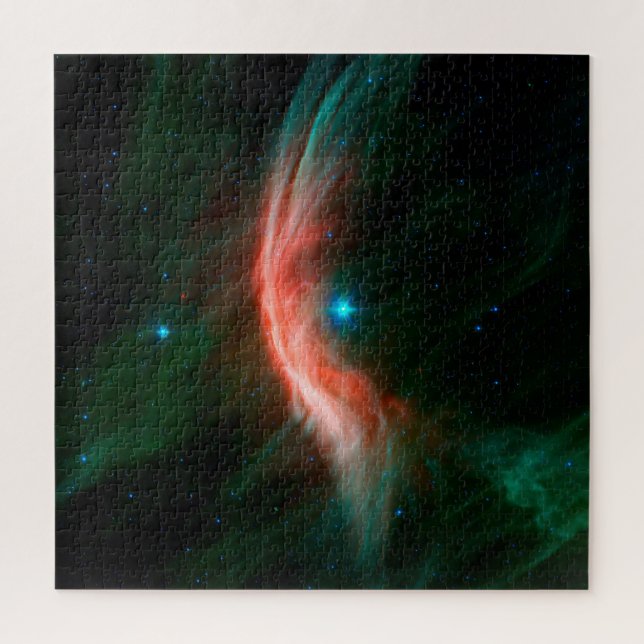 Aus Zeta Ophiuchi fließen Stellarwinde. Puzzle (Vertikal)