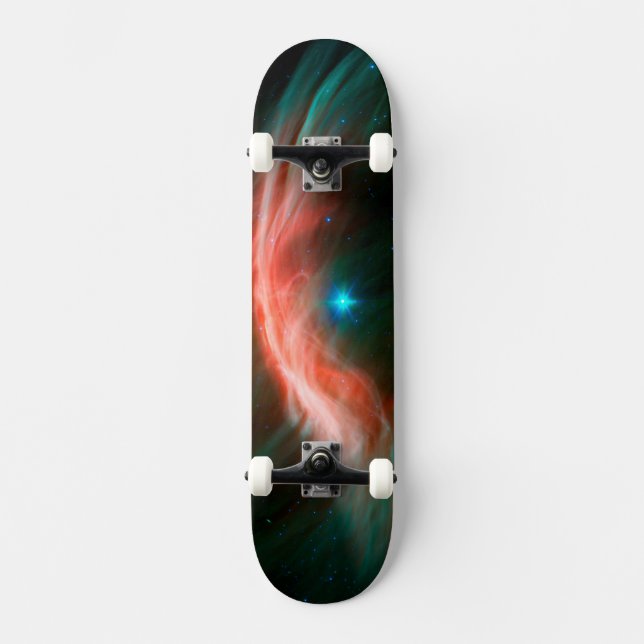 Aus Zeta Ophiuchi fließen Stellarwinde. Skateboard (Vorderseite)