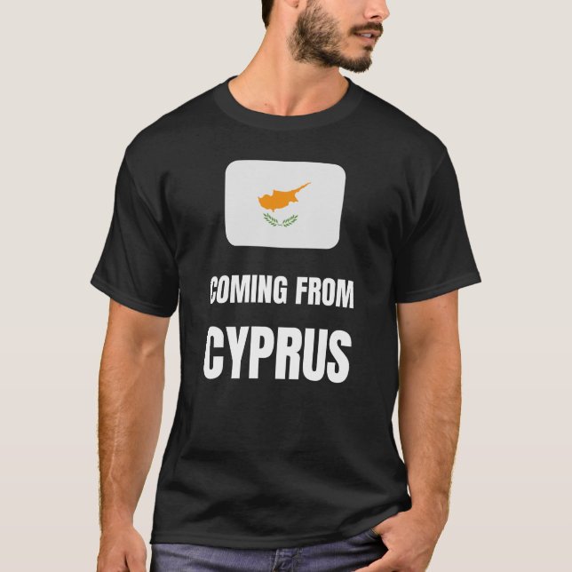 Aus Zypern kommen T-Shirt (Vorderseite)