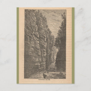 Ausable Chasm Postkarte