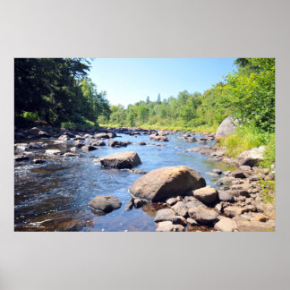 AuSable River in the Adirondacks, Print 08 305 Poster