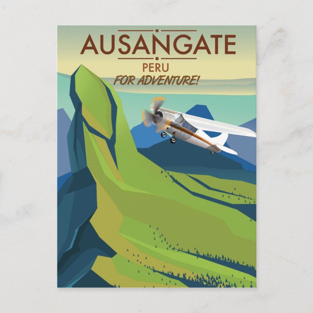 Ausangate Peru In Abenteuer! Postkarte (Vorderseite)