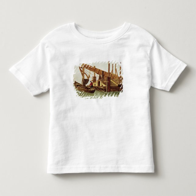 Ausbaggern eines Kanals Kleinkind T-shirt (Vorderseite)