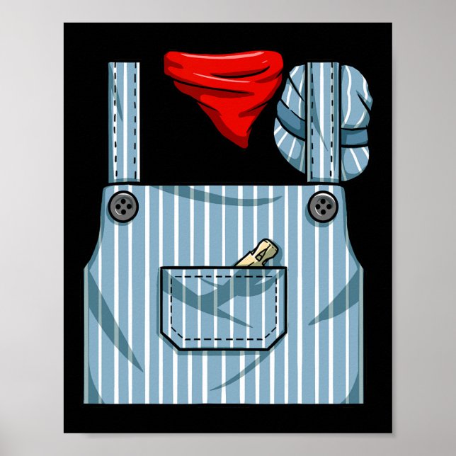 Ausbildung Engineer Leiter Kostüm Halloween Zug E Poster (Vorne)