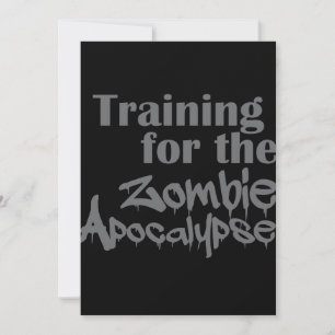 Ausbildung für die Zombie Apokalypse Funny