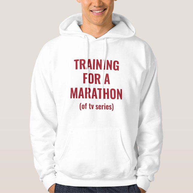 Ausbildung für einen Marathon Hoodie (Vorderseite)