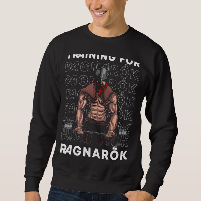 Ausbildung für Ragnarok Vikings Fitness Gym Nord Sweatshirt (Vorderseite)
