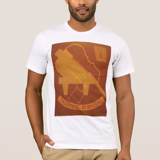 Ausbildung in Musik T-Shirt (Vorderseite)