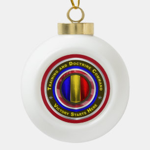 Ausbildung und Führung der Armee Keramik Kugel-Ornament