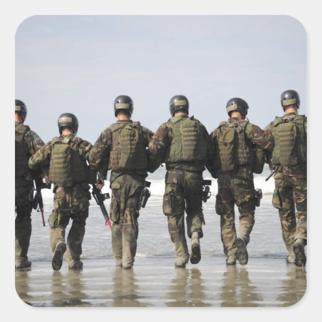 Ausbildung von Crewman Quadratischer Aufkleber (Vorderseite)