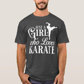 Ausbildung von Frauen Karate Fighter Black Belt B T-Shirt